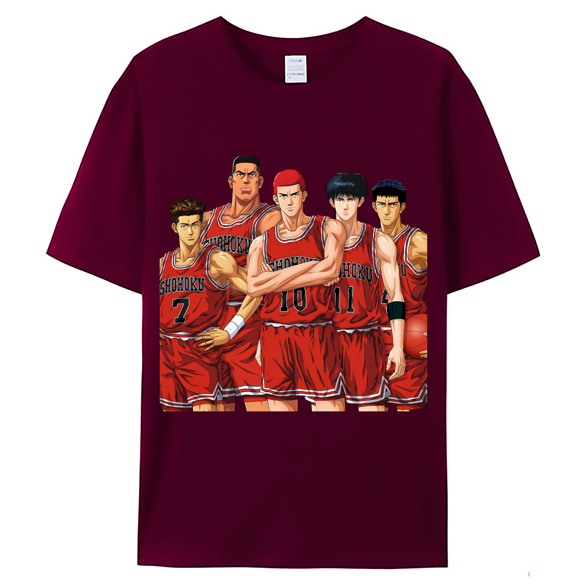 （画像用） SLAM DUNK／スラムダンク レディースカジュアルプリントTシャツ（綿100％）